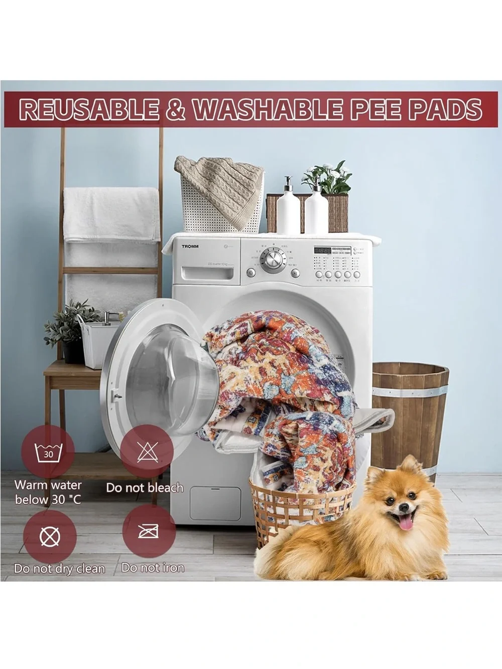 Washable Pee Pads for Dogs.